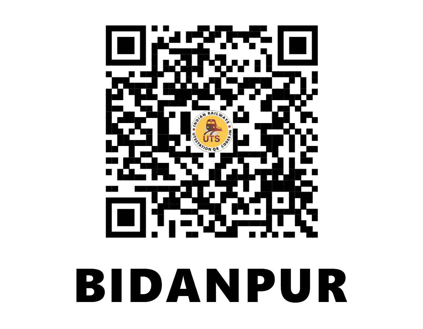 UTS QR Code for BIDANPUR - BDNP - NC (UTTAR PRADESH)